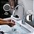 Torneira Para Banheiro de Luxo com Sensor de Presença Função Sem Toque Antibacteriana Touchless Com Bico Aerador Cromada Bivolt - Imagem 2