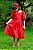 Vestido Taci Tricoline Bufante Vermelho - Imagem 1