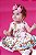 Vestido Taci Floral Listras Baby - Imagem 1