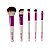 Kit de Pincéis para Rosto e Olhos - Ruby Kisses - Imagem 1