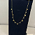 Colar Longuinho Trevo+Pontoluz Cor: Dourado - Imagem 1