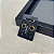 Brinco Trevo Preto Cor: Dourado - Imagem 2