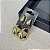 Brinco Dupla Gota Cor: Dourado - Imagem 1