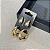 Brinco Dupla Gota Cor: Dourado - Imagem 2