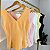 Blusa Elegance com Decote V e Detalhe Drapeado - Imagem 1