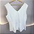 Blusa Elegance com Decote V e Detalhe Drapeado - Imagem 4