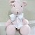 Urso de tecido Pique Rosa - Imagem 2