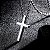 Colar Crucifixo Prateado - Imagem 3