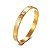 Pulseira Bracelete Números Romanos Gold - Imagem 1