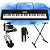 Kit Teclado Musical Casio CTK-3500 5/8 61 Teclas  Com Suporte, Pedal Sustain  e Fone Preto - Imagem 1