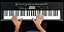 Kit Teclado Musical Casio CTK-3500 5/8 61 Teclas Com Capa Azul - Imagem 3
