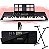 Kit Teclado Casio Profissional CTX800 Capa, Estante e Pedal - Imagem 1