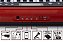 Kit Teclado Musical Digital Kobe KB-300 5/8 61 Teclas Sensíveis ao Toque com Pedal Sustain e Capa Vermelha - Imagem 8