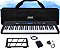 Kit Teclado Musical Digital Kobe KB-300 5/8 61 Teclas Sensitivas ao Toque com Pedal Sustain e Capa Preta - Imagem 1
