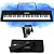 Kit Teclado Musical Casio CTK3500 5/8 61 Teclas Sensíveis com Capa Preta - Imagem 1