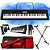 Kit Teclado Musical Casio CTK-3500 5/8 61 Teclas Completo Capa Vermelha e Pedal Sustain - Imagem 1