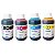 2 LITROS TINTA INKTEC CORANTE PARA EPSON (4 x 500 ML) - Imagem 1