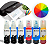 6 Frascos Tinta Compatível Xfull Para  Epson L3250 L3150 L3210 L3110 L5190 - Imagem 1