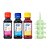 3 x 100 Ml Tinta Inktec para Epson Ciano Magenta Yellow  L355 L365 L380 L395 - Imagem 3