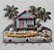 Porta Chaves Casa Praiana 3D em MDF – Decoração Praia 17x14 cm - Imagem 4