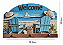 Porta Chaves Welcome Praia em MDF – Efeito 3D – 19,5cm x 12,5 cm - Imagem 3