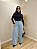 CALÇA JEANS WIDE LEG TEXAS - Imagem 1