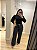 WIDE LEG HILTON JEANS BLACK - Imagem 1