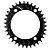 COROA ROTOR OVAL MTB QX1 SM PARA INSPIDER - Imagem 1