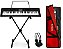 Kit Teclado Musical Casio CTK-3500 5/8 Com Suporte Capa Vermelha e Fone - Imagem 1