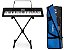 Kit Teclado Casio Iniciantes CTK-3500 Teclas Sensíveis Completo Com Capa Azul - Imagem 1