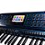 Kit Teclado Casio MZ-X500 Musical 5/8 Azul Suporte e Pedal Sustain - Imagem 7