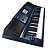 Kit Teclado Casio MZ-X500 Arranjador Profissional 5/8 Azul Com Suporte - Imagem 7