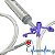 Sonda Nasogástrica e Nasoenteral com Guia Nº 10 ( 100cm ) - Solumed - Imagem 3