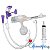 Kit Sonda Gastrostomia Botton Silicone + Extensor - Imagem 1