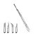 Kit Sutura Completo Aço Inox ( Estojo, 2-Tesouras , Porta Agulha, 2- Pinças, Cabo Bisturi, Fio e Lamina ) - Imagem 9