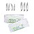 Kit Sutura Simples Aço Inoxidável P/ Estudante Porta Agulha + Pinça Dente Rato + Tesoura + Cabo Bisturi + Fios Sutura + Lamina - Imagem 7