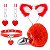 Kit Sado Luxo Vermelho com 04 Itens Premiuns - DKA Import - Imagem 1