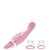 Vibrador Duplo Ponto G e Linguinha Bomba Vaginal Recarregável DKA Import - Imagem 5