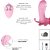Vibrador Calcinha com Estimulador de Ponto G e Clitóris sem Fio DKA Import - Imagem 3