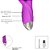 Vibrador Rabbit do Ponto G com Estimulador Clitoriano em Silicone DKA Import - Imagem 3