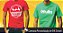 05 Camisetas UNISSEX básica em malha de algodão com logo (02 cores) estampado na frente - Imagem 5