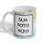 Caneca Personalizada Feliz Aniversário com Foto e Nome - Imagem 1