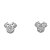 Brinco Minnie de prata 925 com micro zirconia cravejada com garantia original - Imagem 1