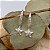Brinco argola prata 925 estrela cravejada de zirconia joias - Imagem 3