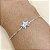 pulseira prata 925 feminina estrela com pedras cravadas - Imagem 2