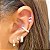 kit Piercing prata 925 piercing para orelha de prata conch - tragus - helix - Flat - Imagem 2