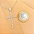 Colar de prata feminina com pingente cruz com micro zirconia - Imagem 6
