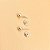 Brinco Prata 925 bolinha 3mm lisa bebê com tarracha baby - Imagem 4