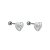 Piercing prata 925 para orelha tragus - helix - Flat - conch - Imagem 1