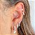 Piercing prata 925 para orelha tragus - helix - Flat - conch - Imagem 3
